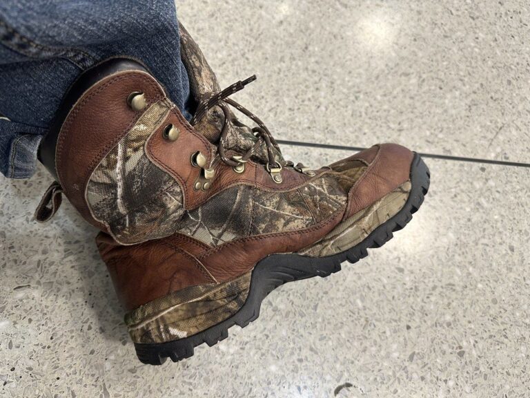 Pair of insulated hunting boots